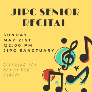 Senior Recital @ JIPC Sanctuary