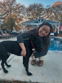 Emma Conner w dog